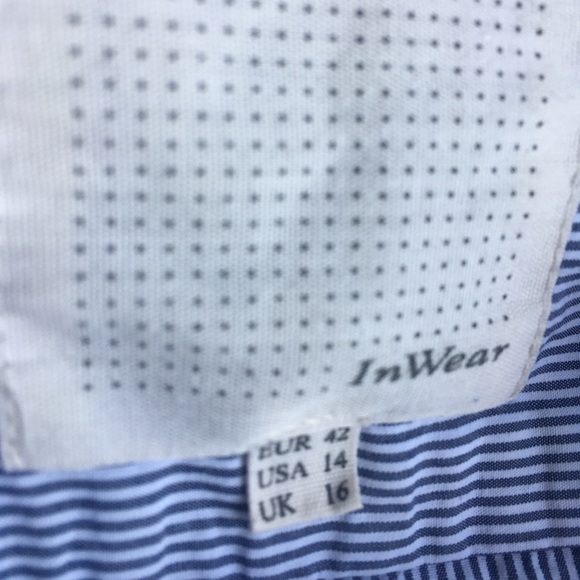 InWear grey pinstriped button-down shirt - Picture 2 of 3